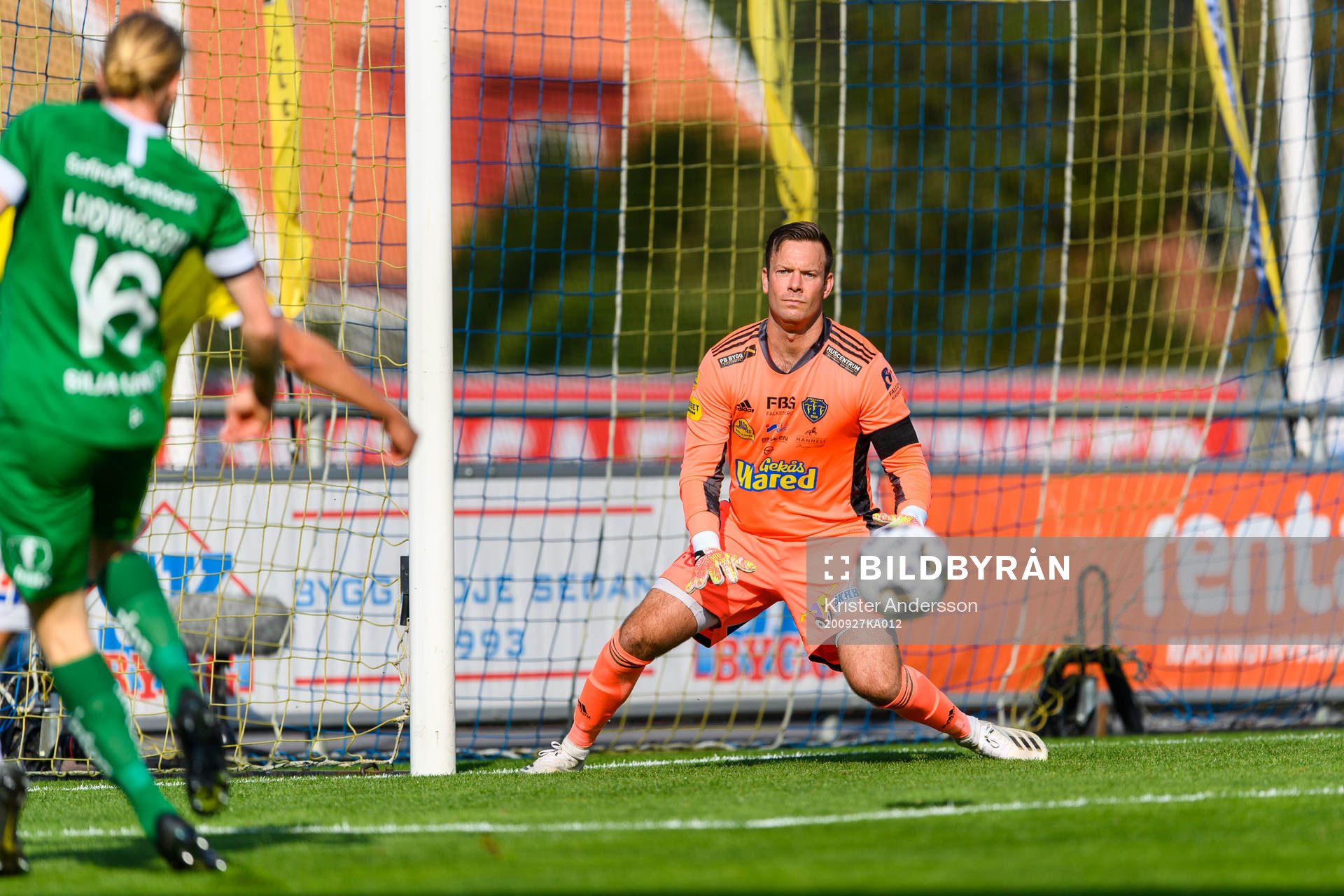 Falkenbergs målvakt Viktor Noring