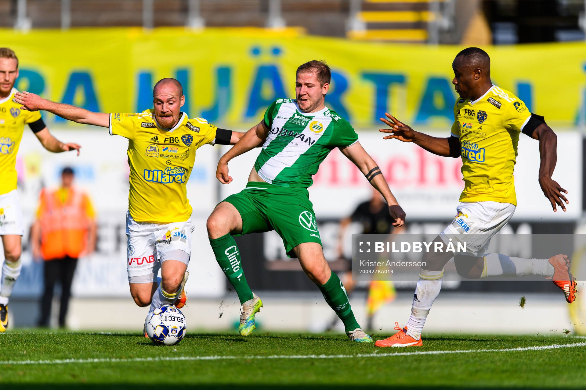 Falkenbergs Christoffer Carlsson och Hammarbys Darijan
