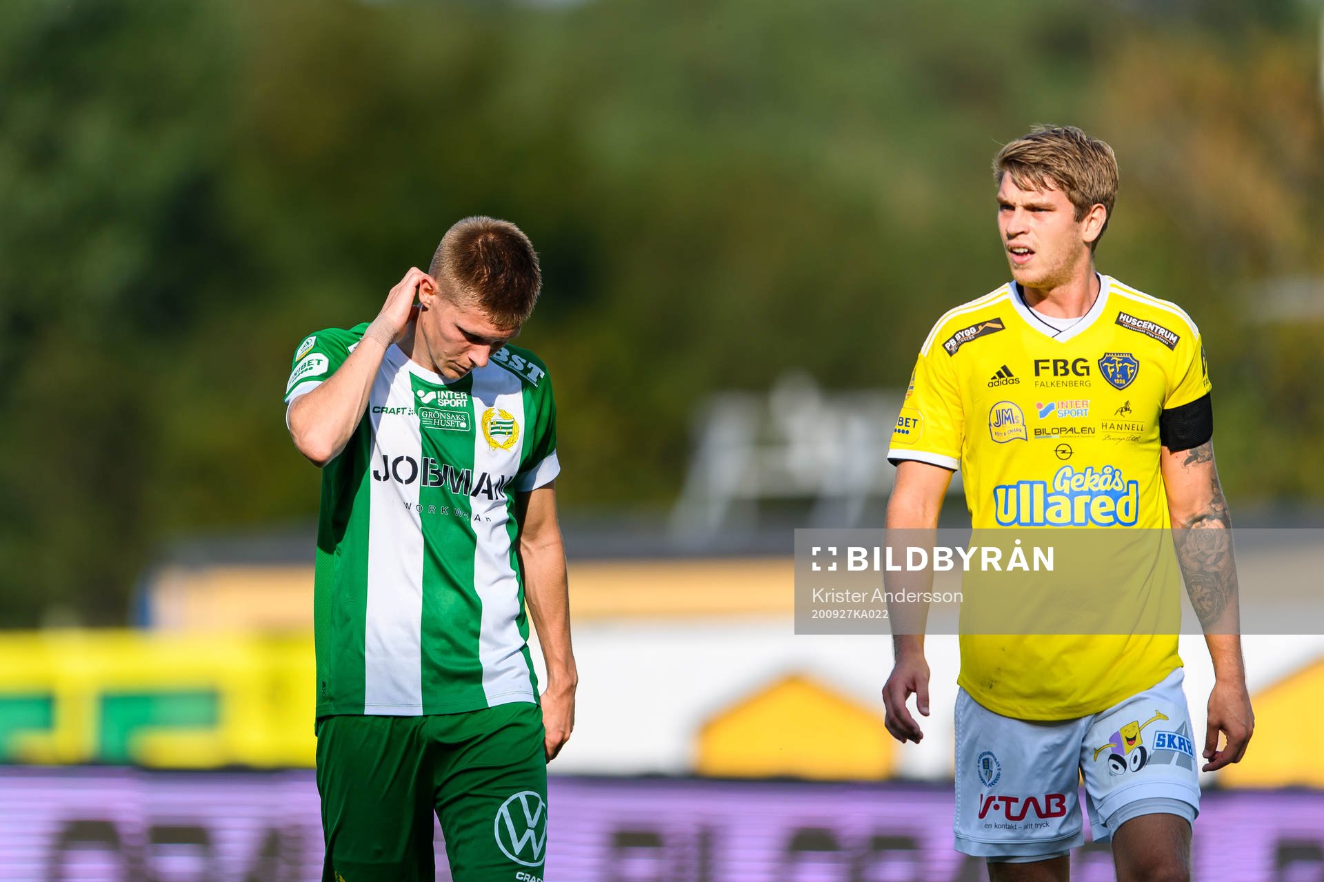 Hammarbys Aron Johansson deppar