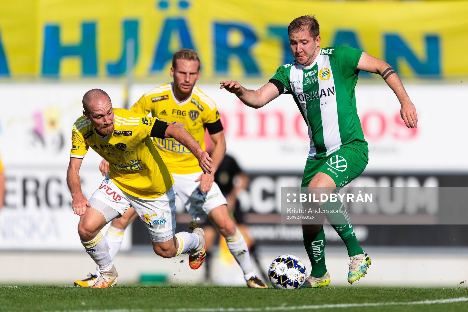 Falkenbergs Christoffer Carlsson och Hammarbys Darijan
