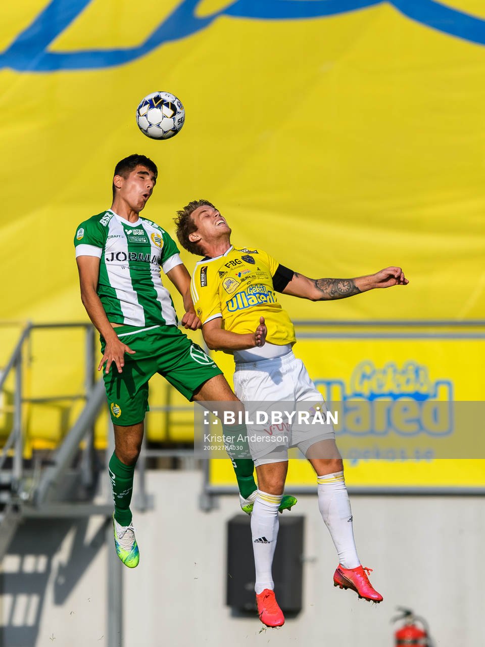 Hammarbys Aimar Sher och Falkenbergs Marcus Mathisen
