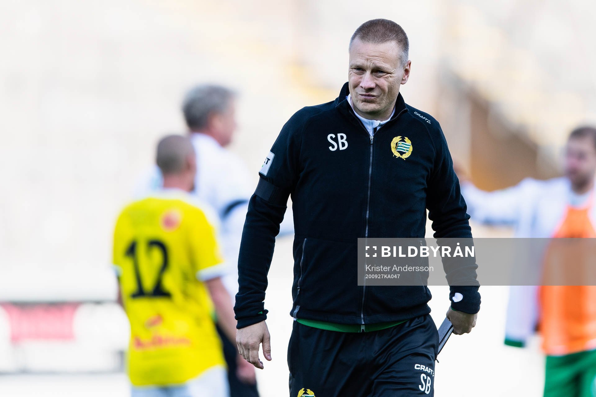 under fotbollsmatchen i Allsvenskan mellan Falkenberg och