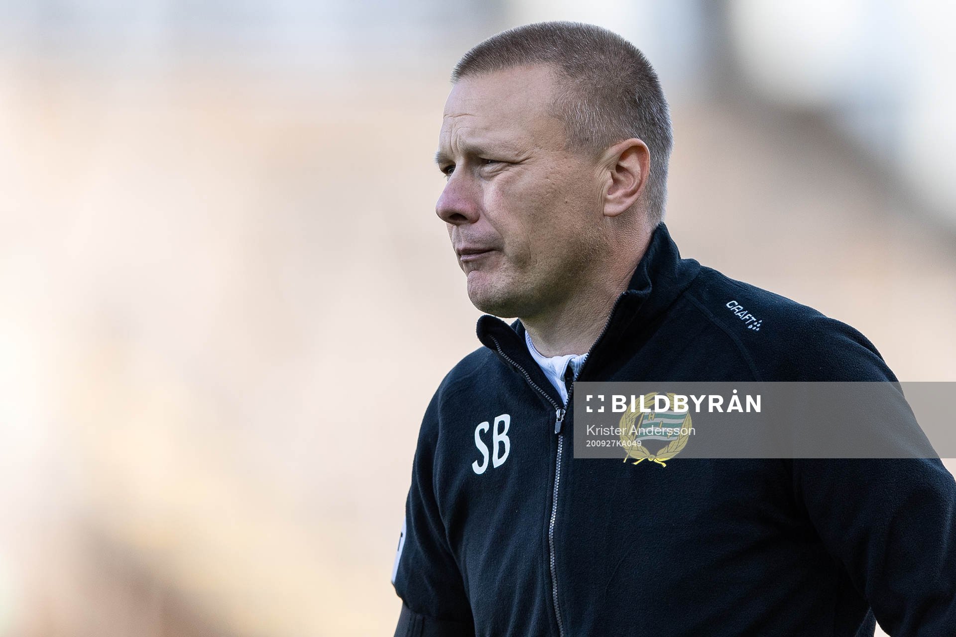 Hammarbys tränare Stefan Billborn