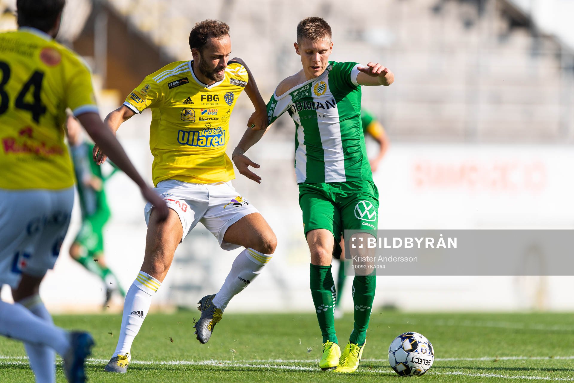 Falkenbergs Grégoire Amiot och Hammarbys Aron Johansson