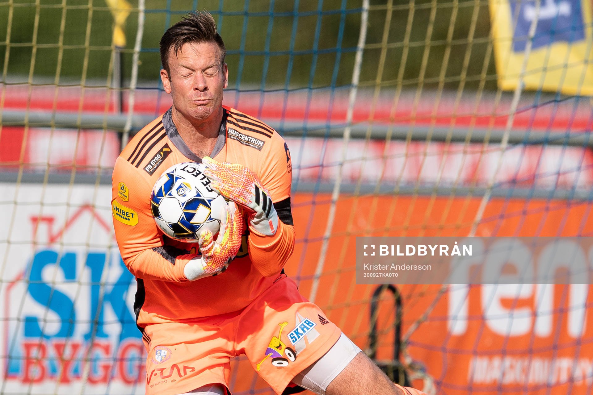 Falkenbergs målvakt Viktor Noring