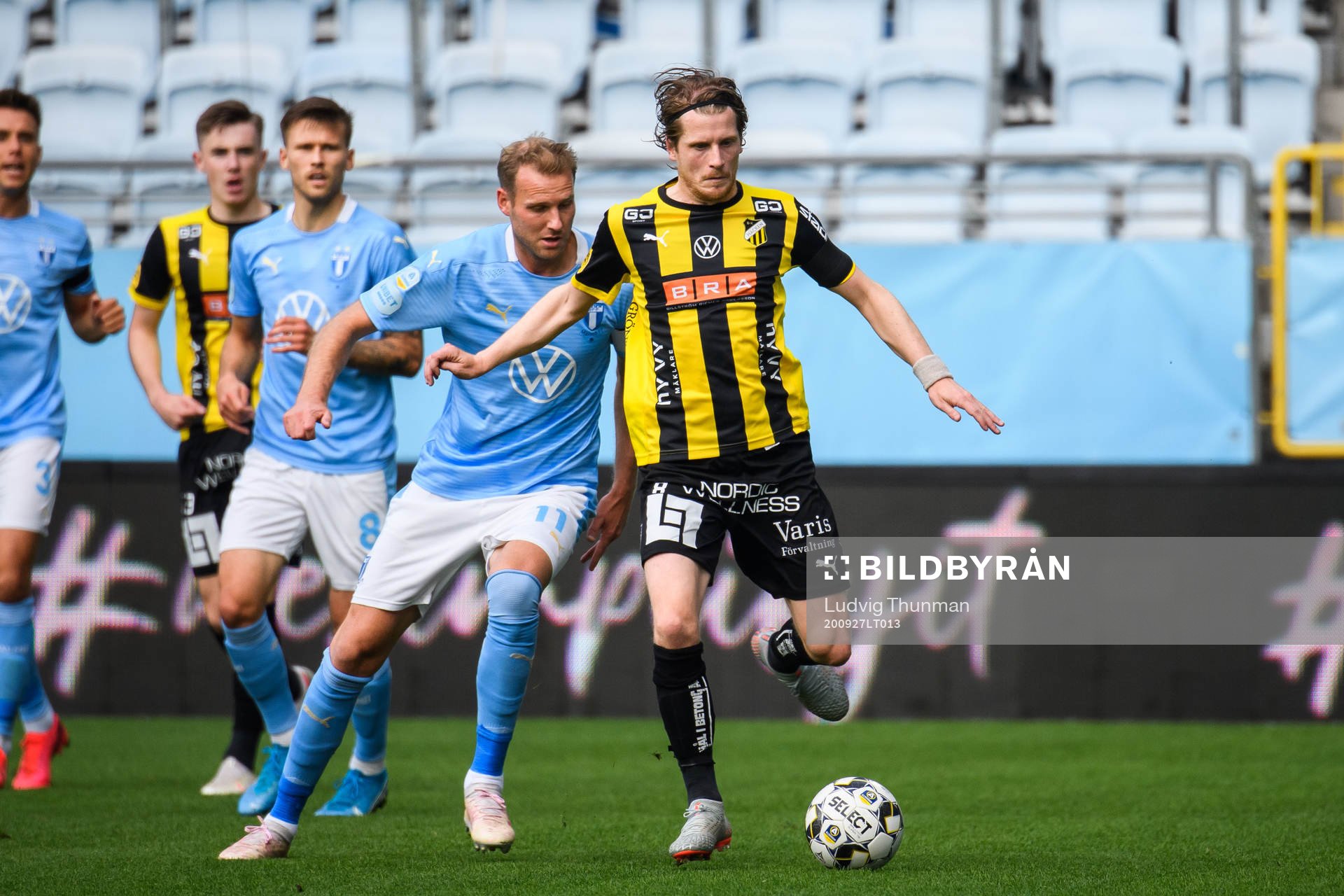 Malmö FFs Ola Toivonen och Häckens Erik Friberg