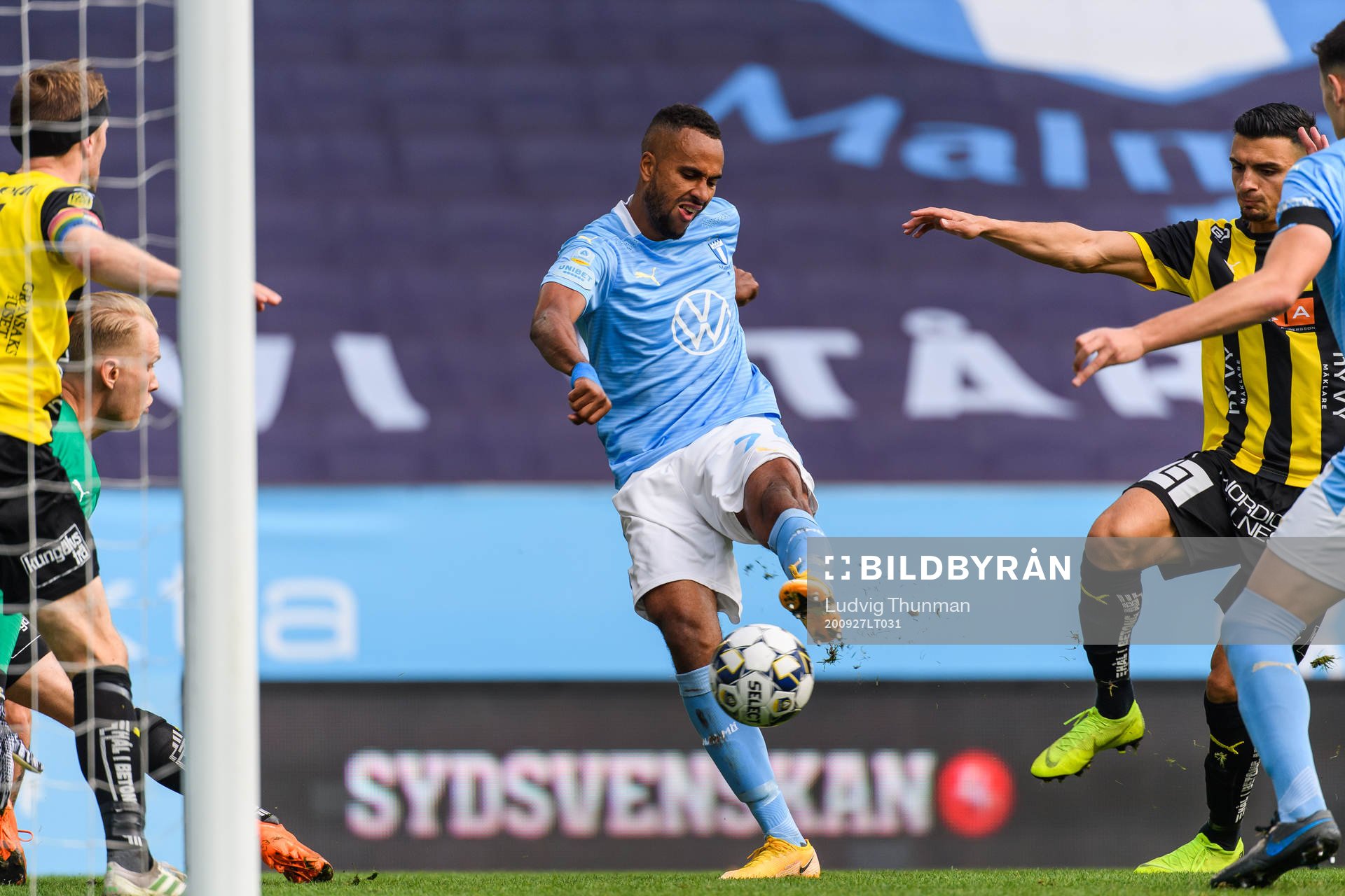 Malmö FFs Isaac Kiese Thelin gör 3-0