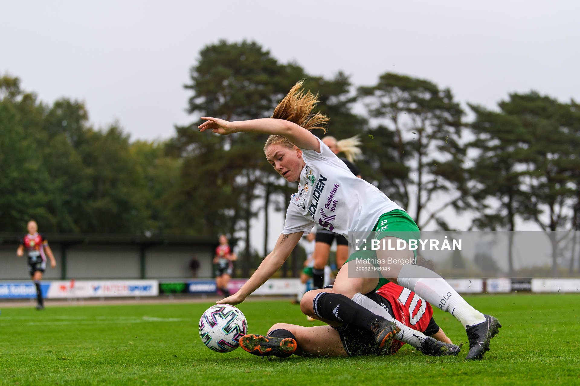Moröns Lina Pettersson och Lidköpings Hanna Boubezari