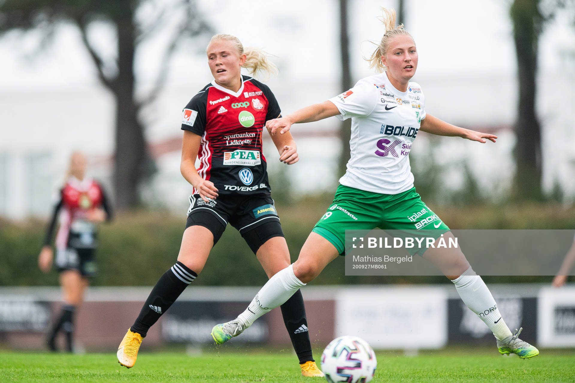 Lidköpings Emilia Bengtsson och Moröns Emma Viklund