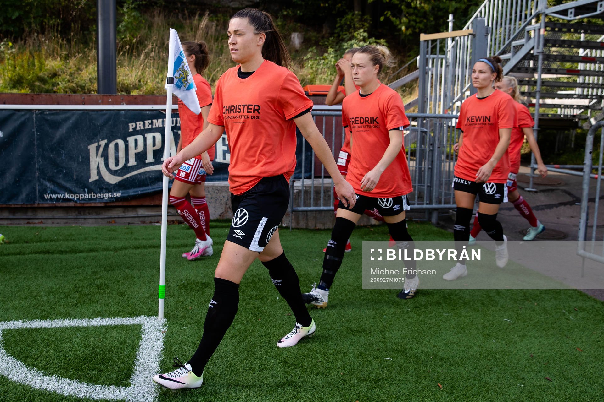 Göteborgs Pauline Hammarlund på väg in för Line up