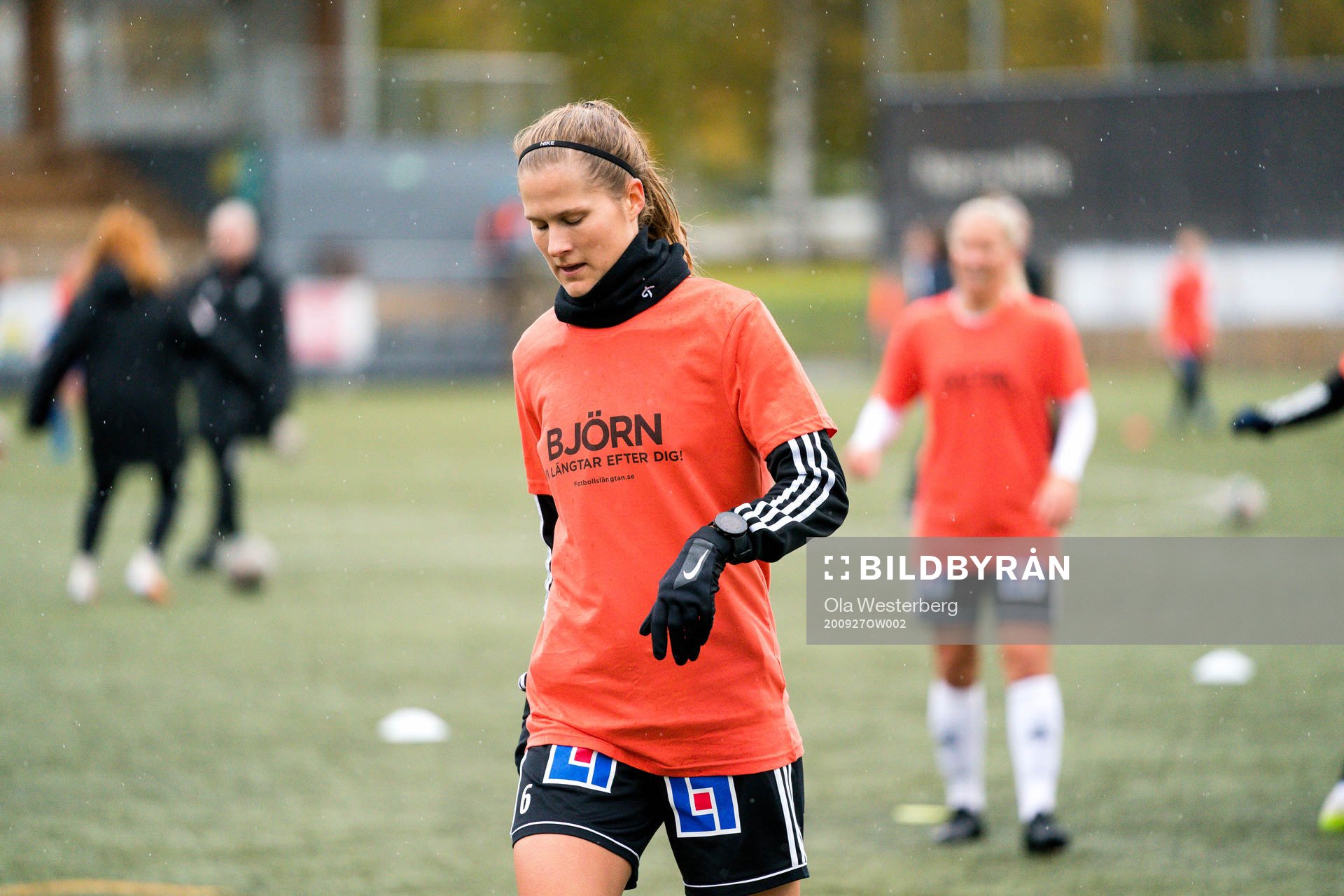 Mallbackens Sarah Bergman har en tshirt på sig där det