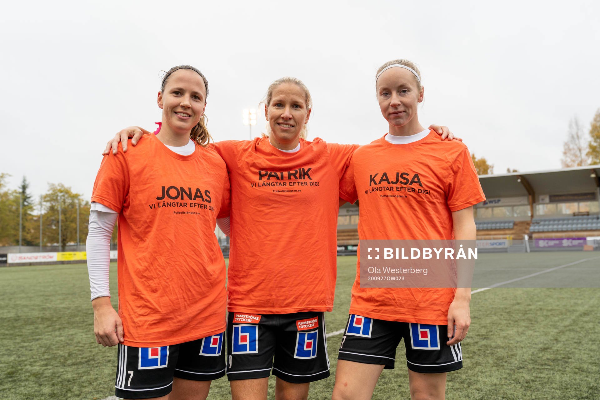Mallbackens Emmie Johansson, Frida Broström och Susanne