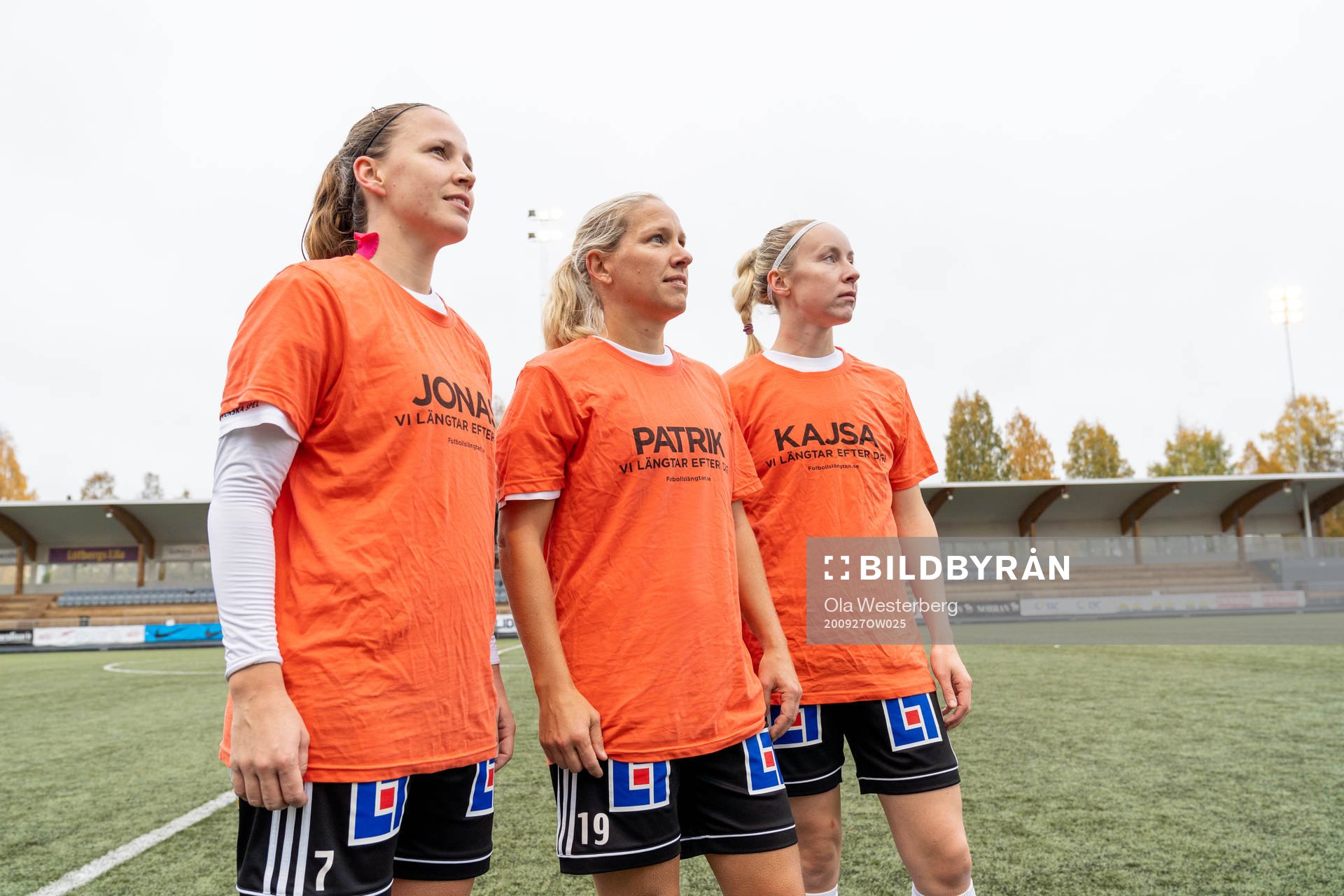 Mallbackens Emmie Johansson, Frida Broström och Susanne