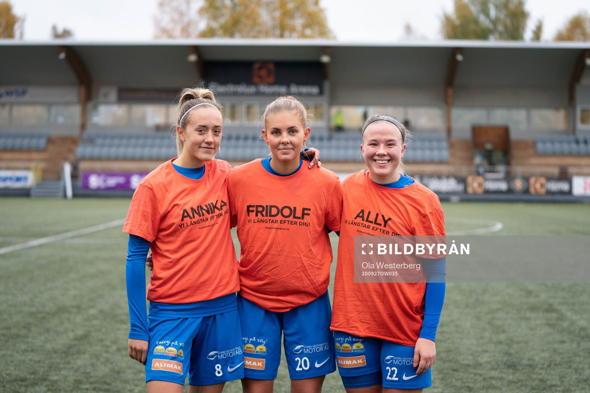 Sunnanås Ellen Maund, Sofia Lindmark och Akuliina Korhonen