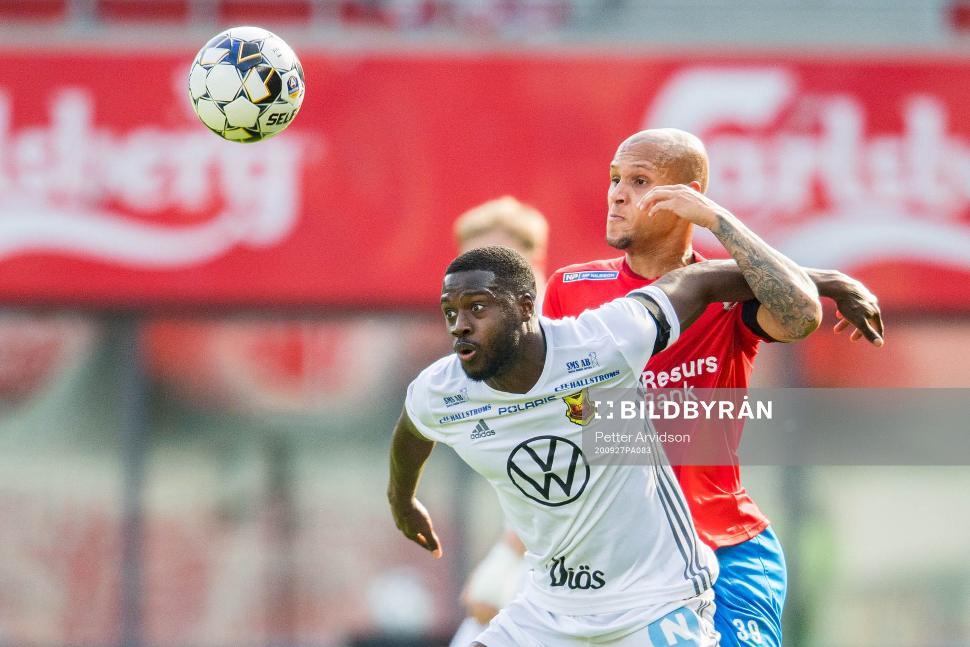 Östersunds Isak Ssewankambo och Helsingborgs Anthony van