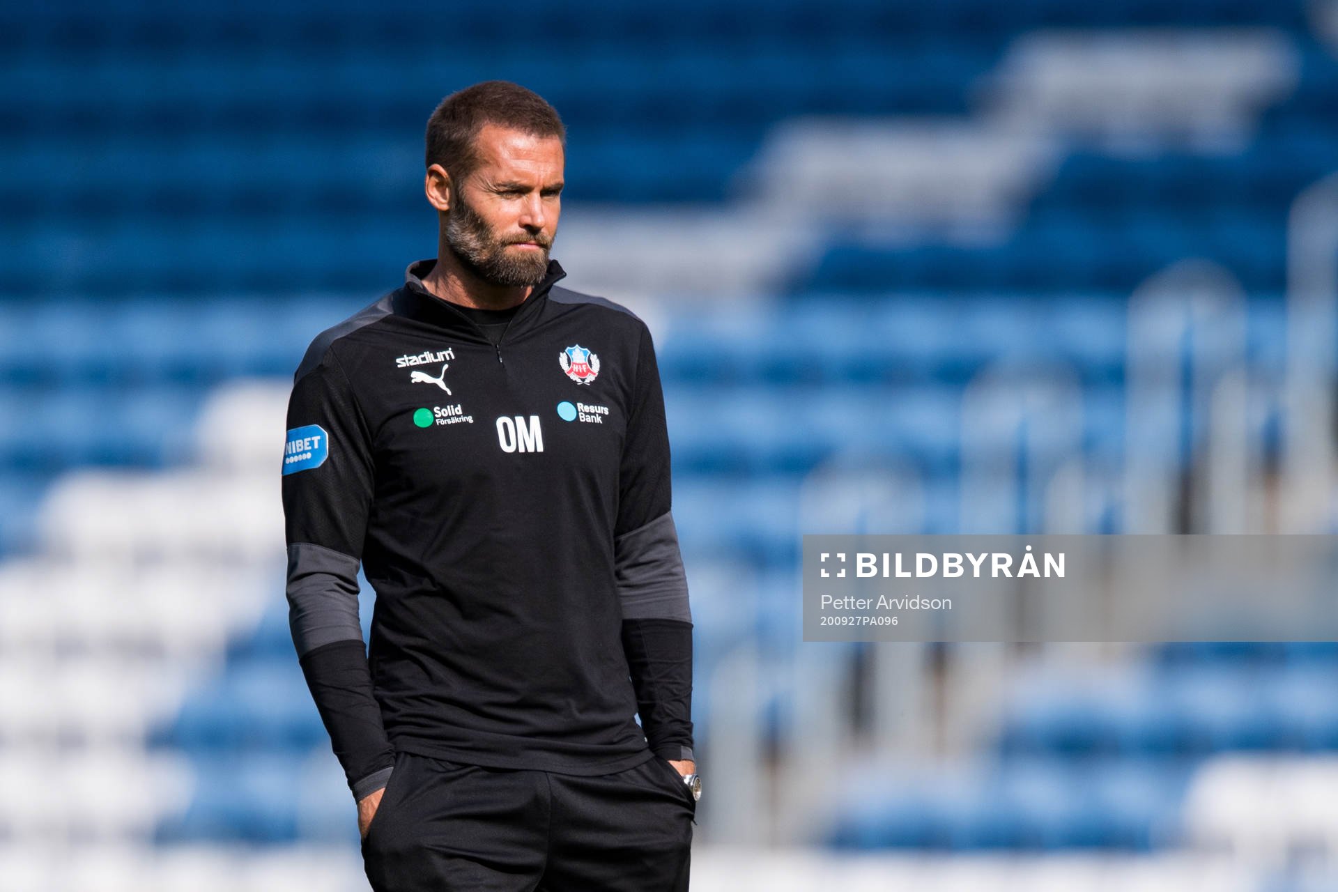Helsingborgs tränare Olof Mellberg