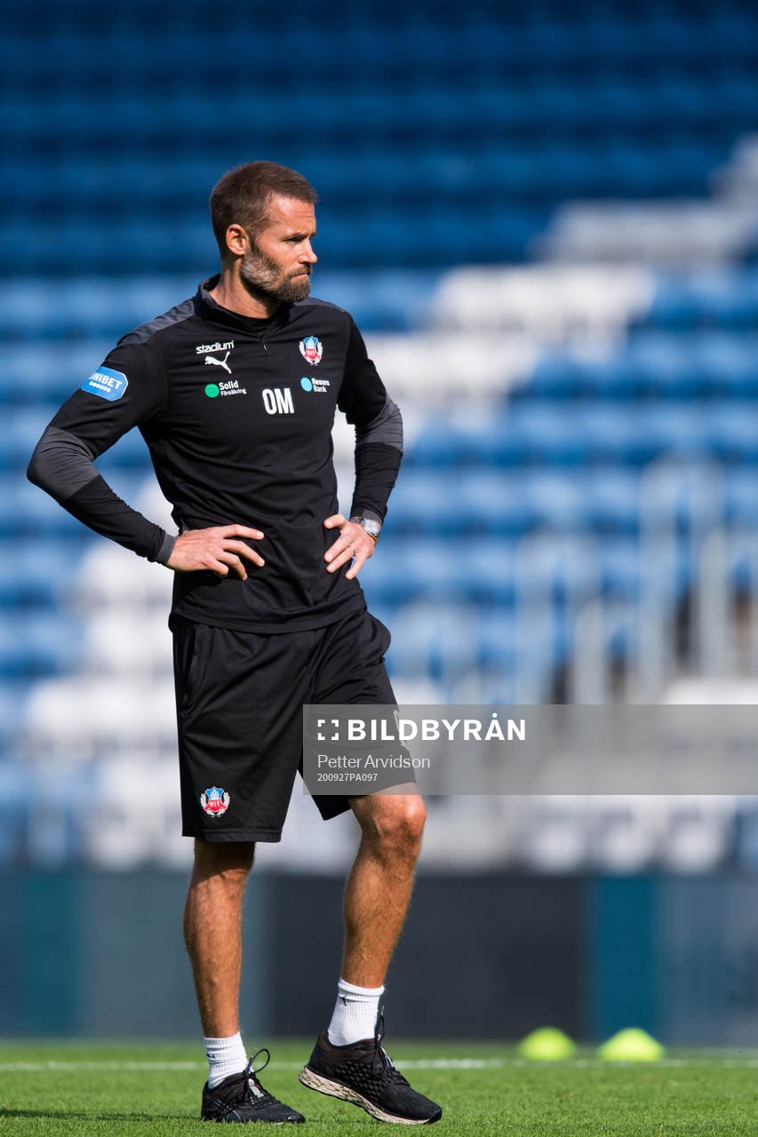 Helsingborgs tränare Olof Mellberg