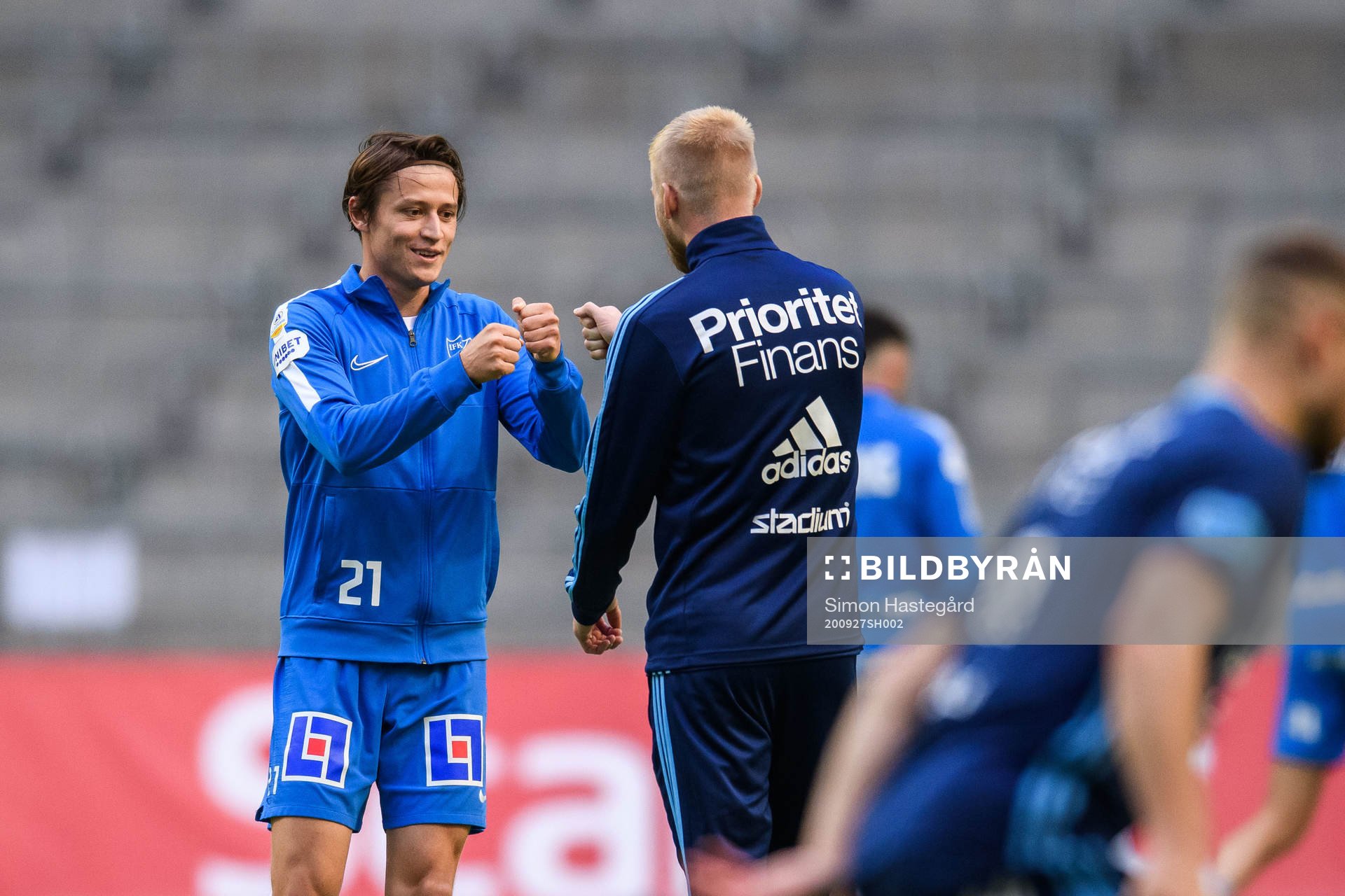 IFK Norrköpings Simon Thern och Djurgårdens Kalle Holmberg