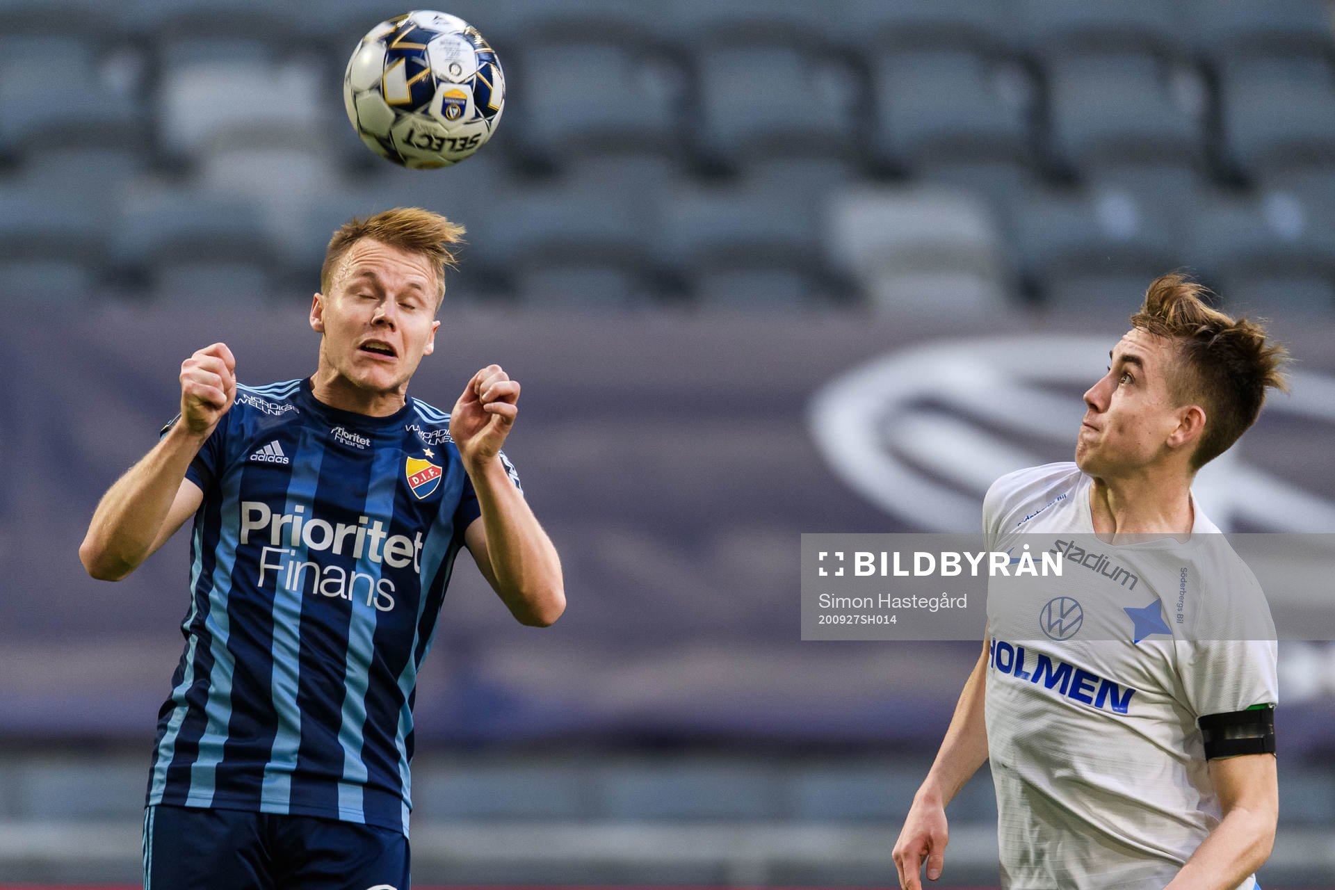Djurgårdens Elliot Käck och IFK Norrköpings Isak