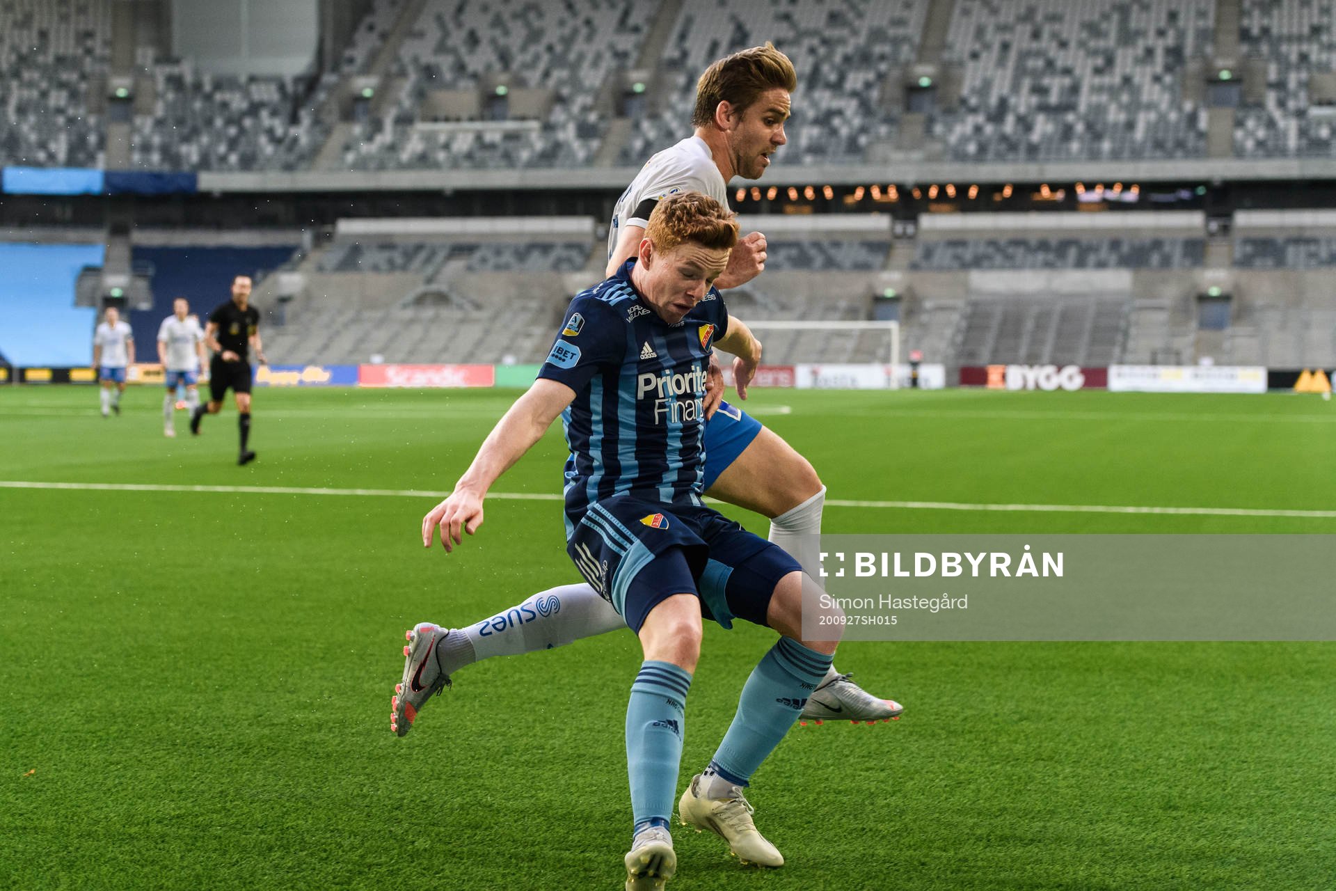 Djurgårdens Aslak Witry mot IFK Norrköpings Christoffer
