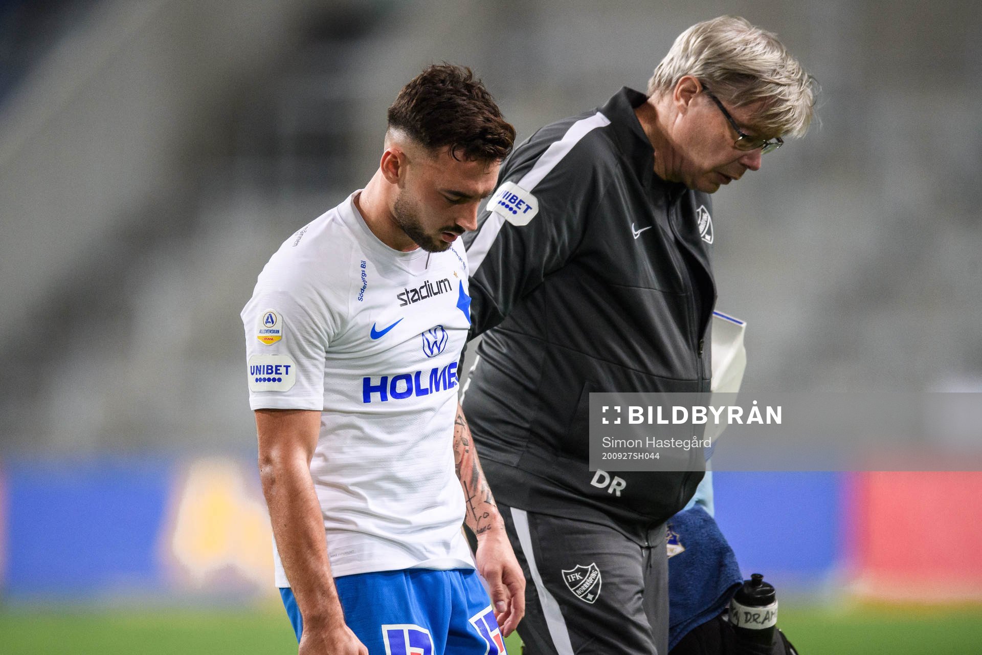 IFK Norrköpings Sead Haksabanovic lämnar planen