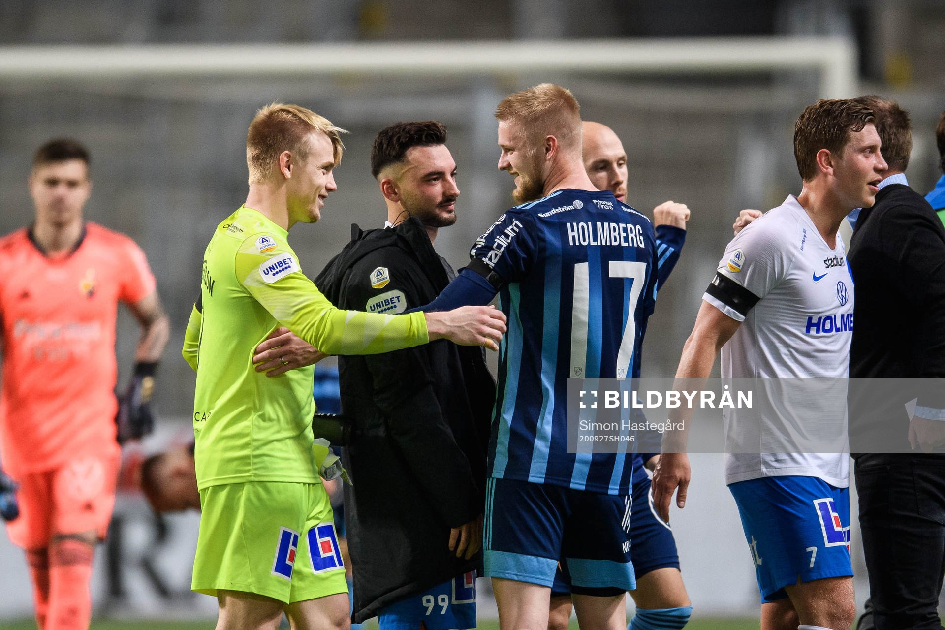 IFK Norrköpings målvakt Isak Pettersson och Sead