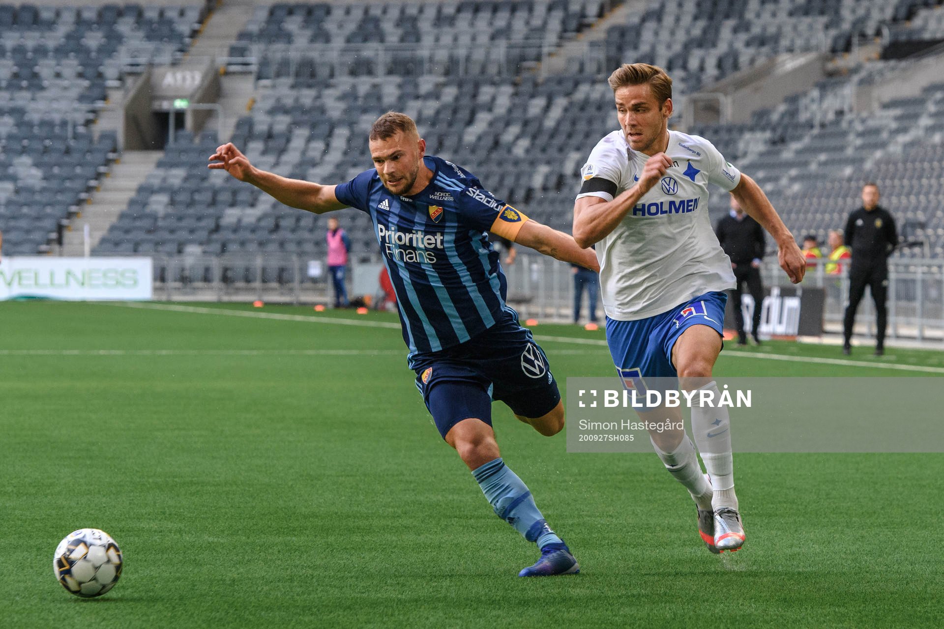Djurgårdens Jesper Karlström och IFK Norrköpings
