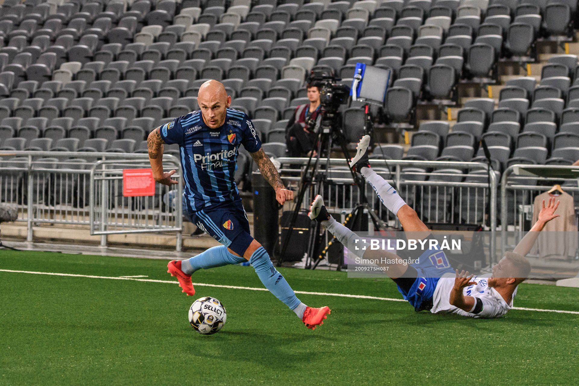 Djurgårdens Magnus Eriksson och IFK Norrköpings Filip