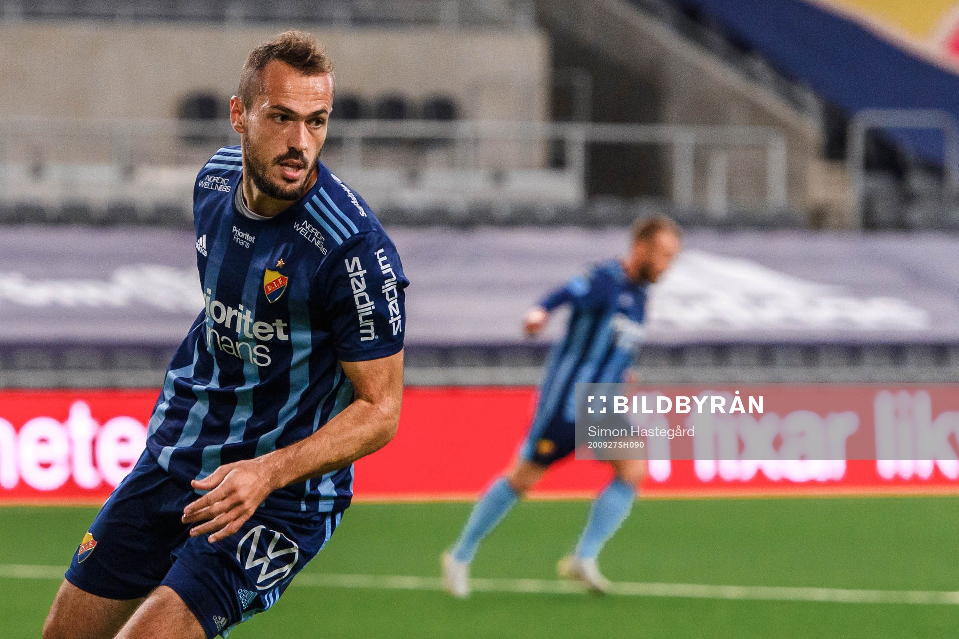 Djurgårdens Emir Kujovic jublar