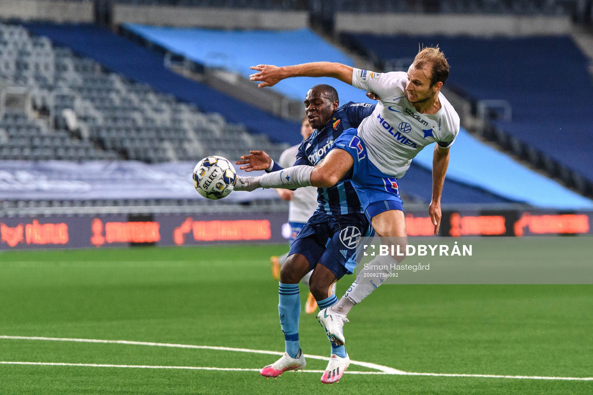 Djurgårdens Edward Chilufya och IFK Norrköpings Lars