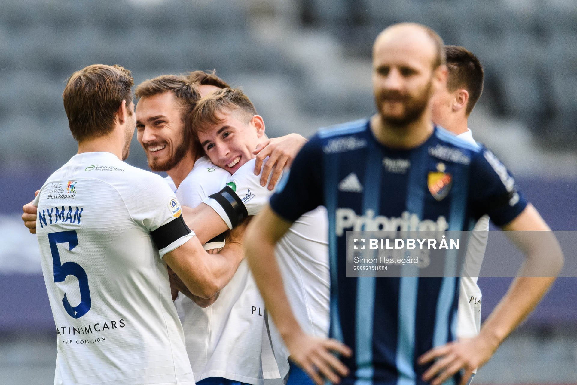 IFK Norrköpings Linus Wahlqvist och Ísak Bergmann