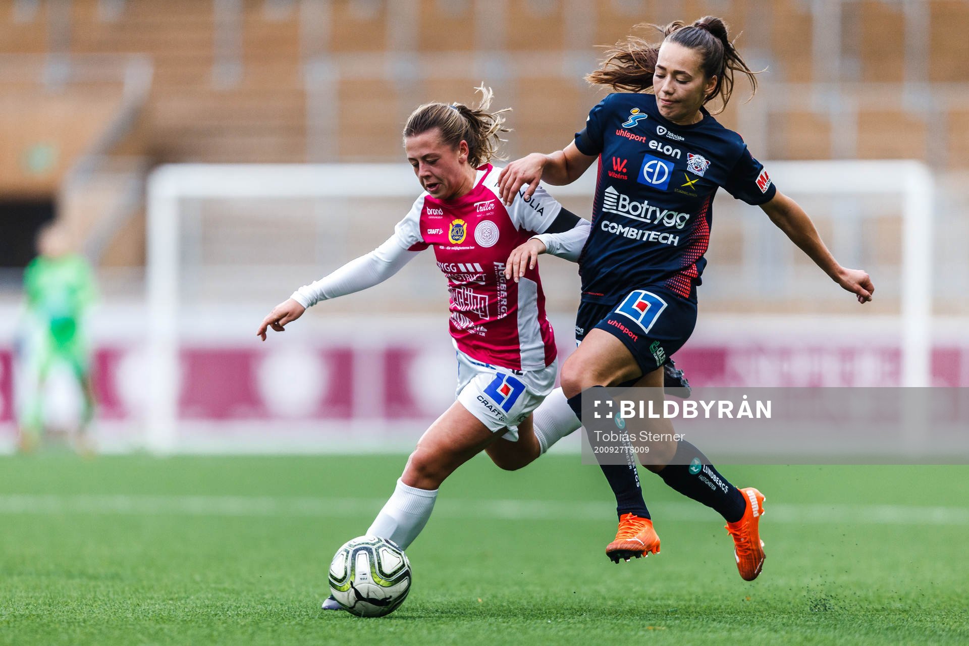 Uppsalas Cornelia Kapocs och Linköpings Elin Landström