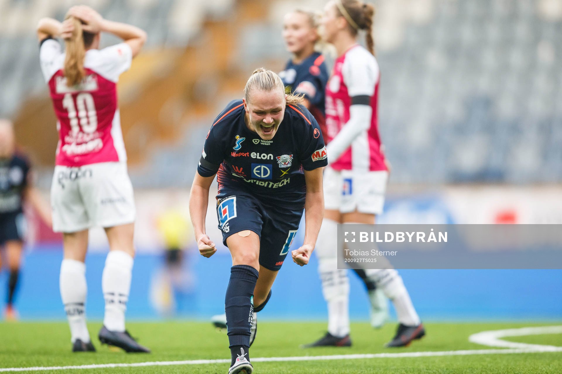 Linköpings Frida Leonhardsen Maanum jublar