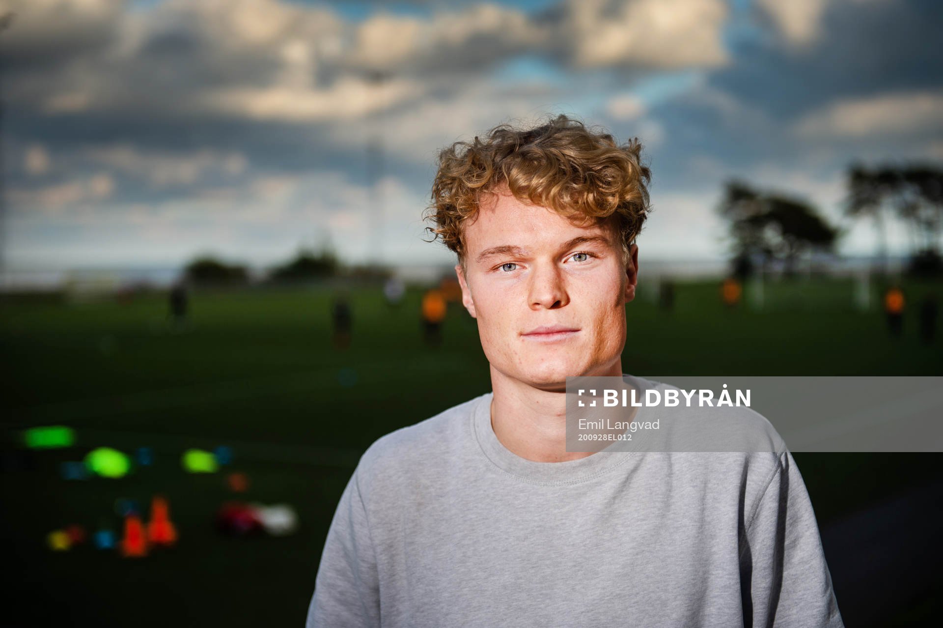 Freddie Brorsson innan en träning med Österlen FF