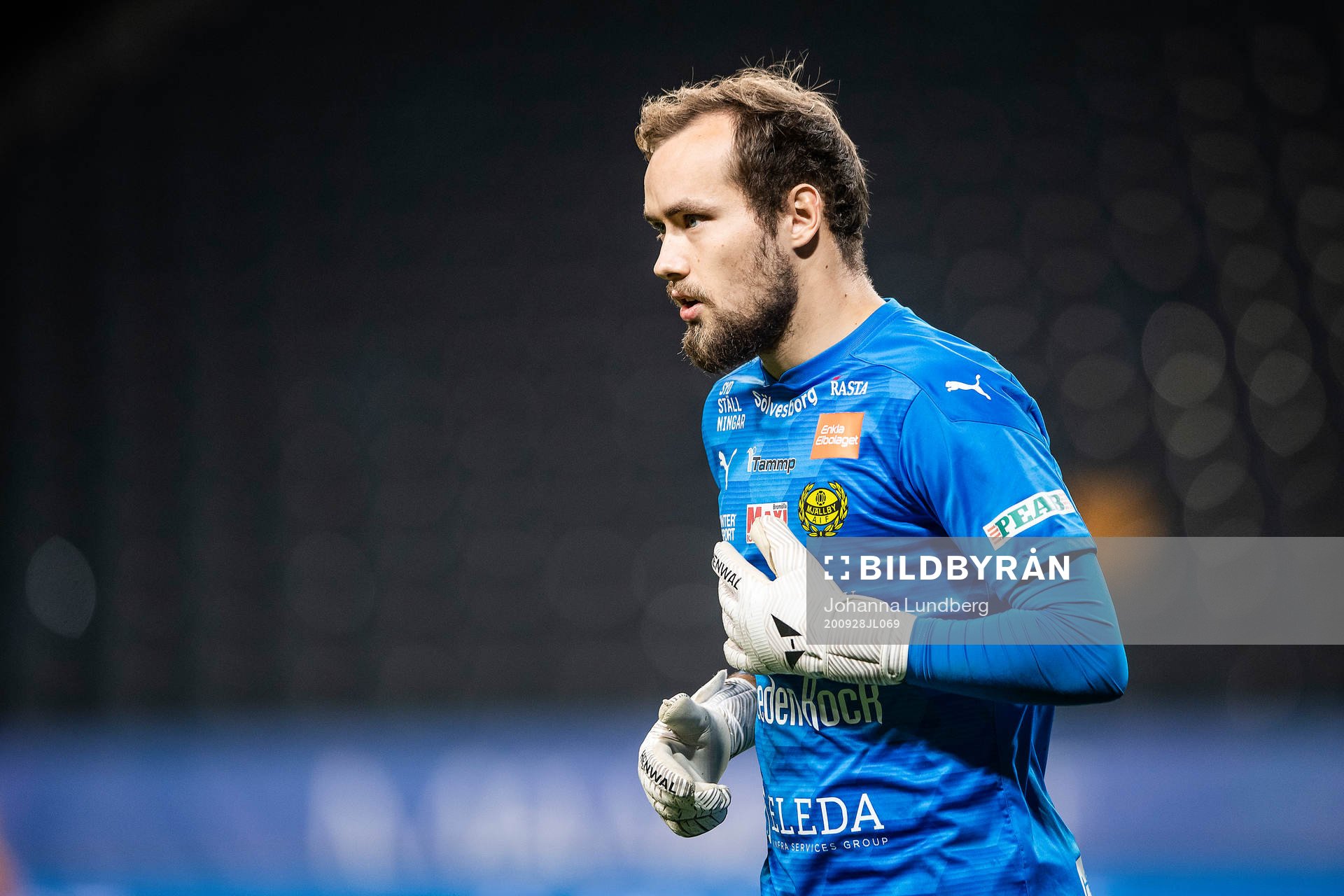 Mjällbys målvakt Carl-Johan Eriksson