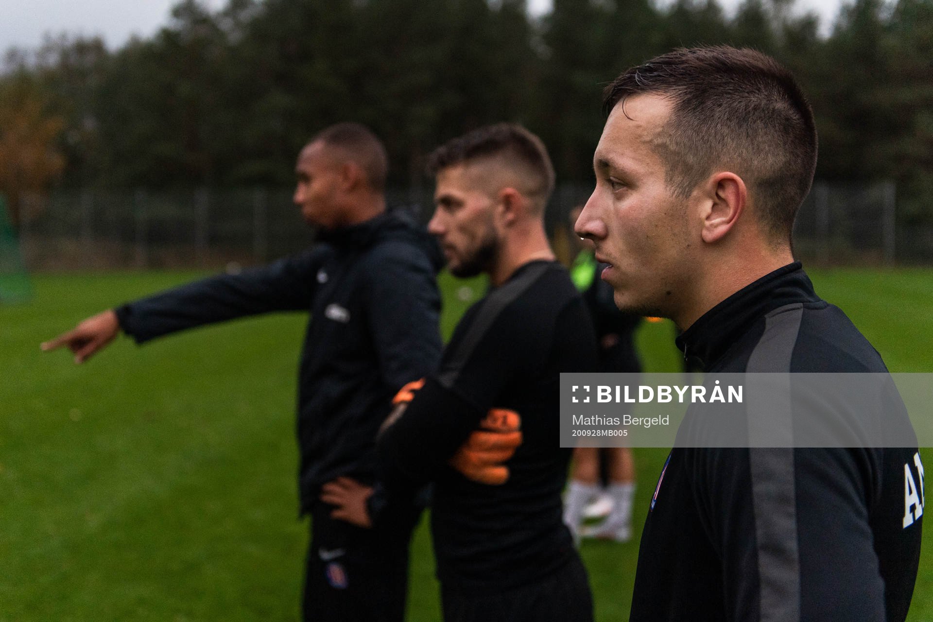 Adnan Hadzialic under en träning med division 3-laget i fotboll Angered BK den 28 september 2020 i Göteborg.