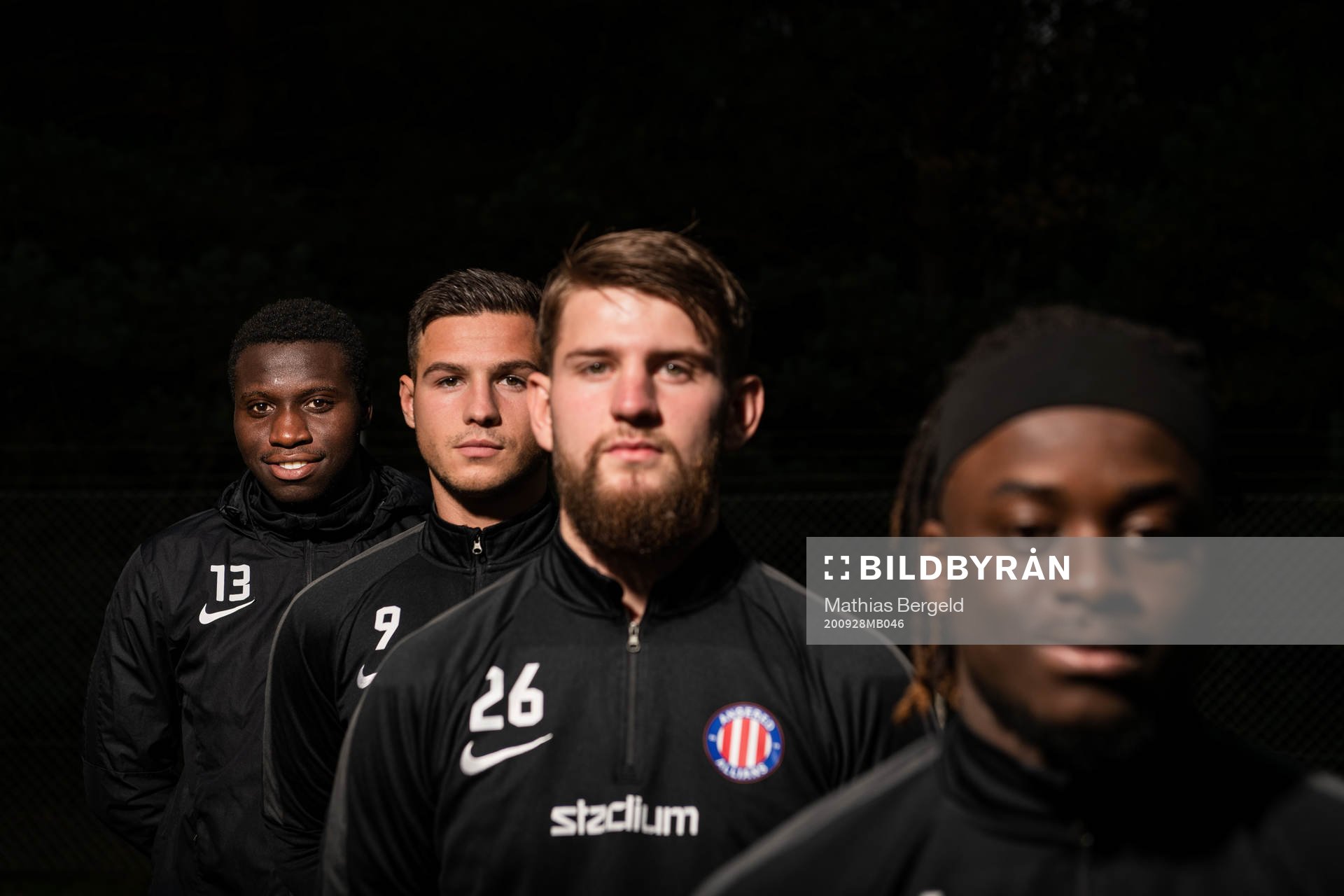 Sabarr Janneh, Haris Avdiu, målvakt Anton Capaldi och