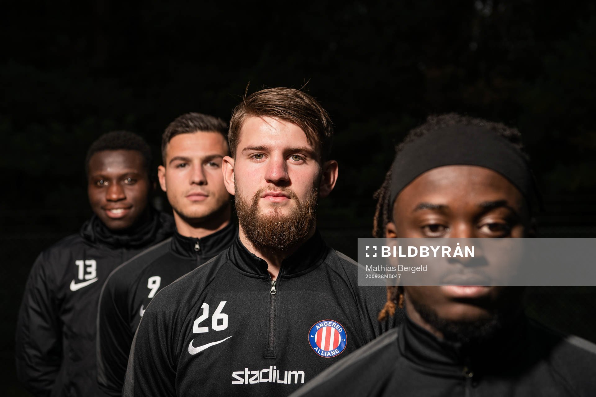 Sabarr Janneh, Haris Avdiu, målvakt Anton Capaldi och