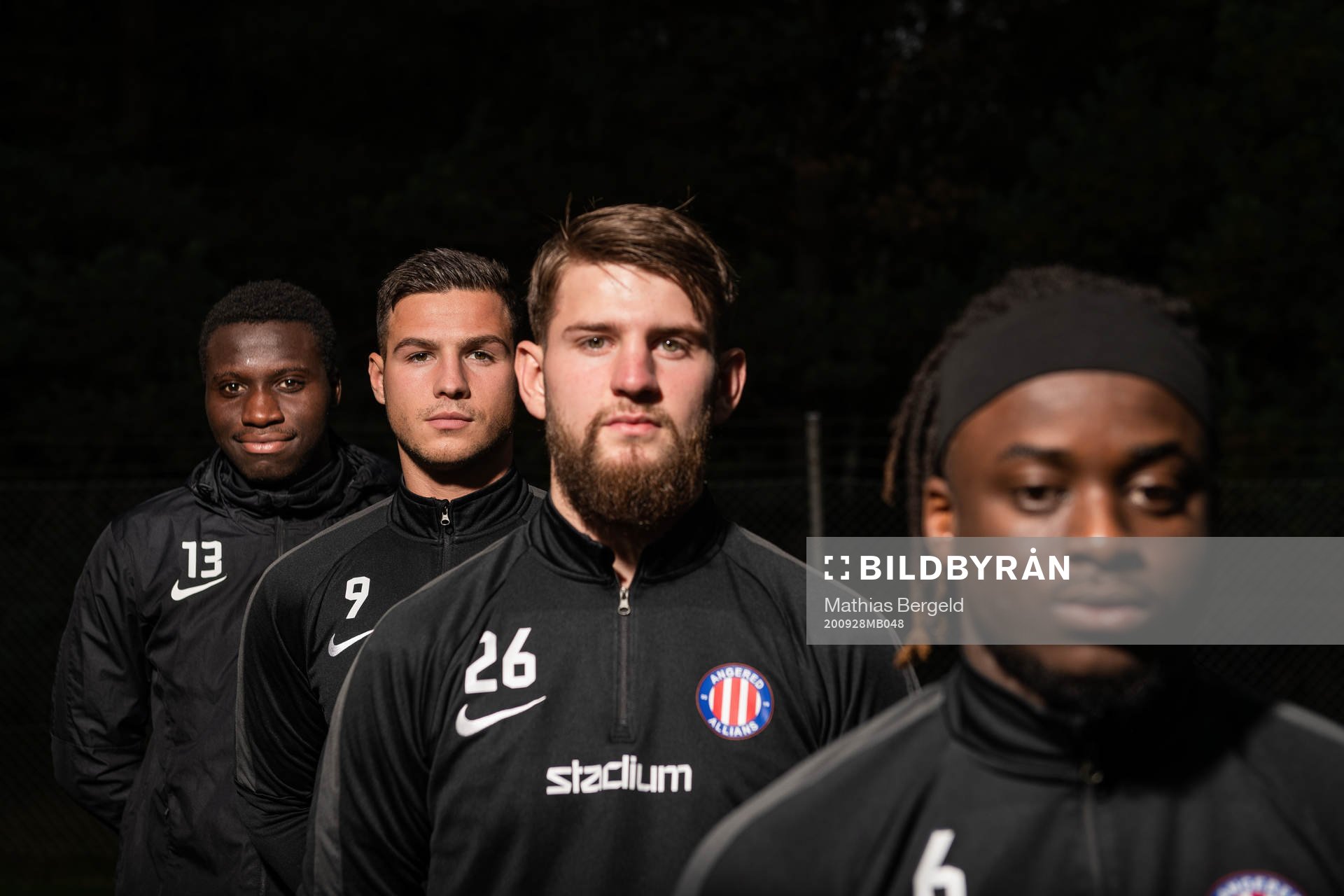 Sabarr Janneh, Haris Avdiu, målvakt Anton Capaldi och