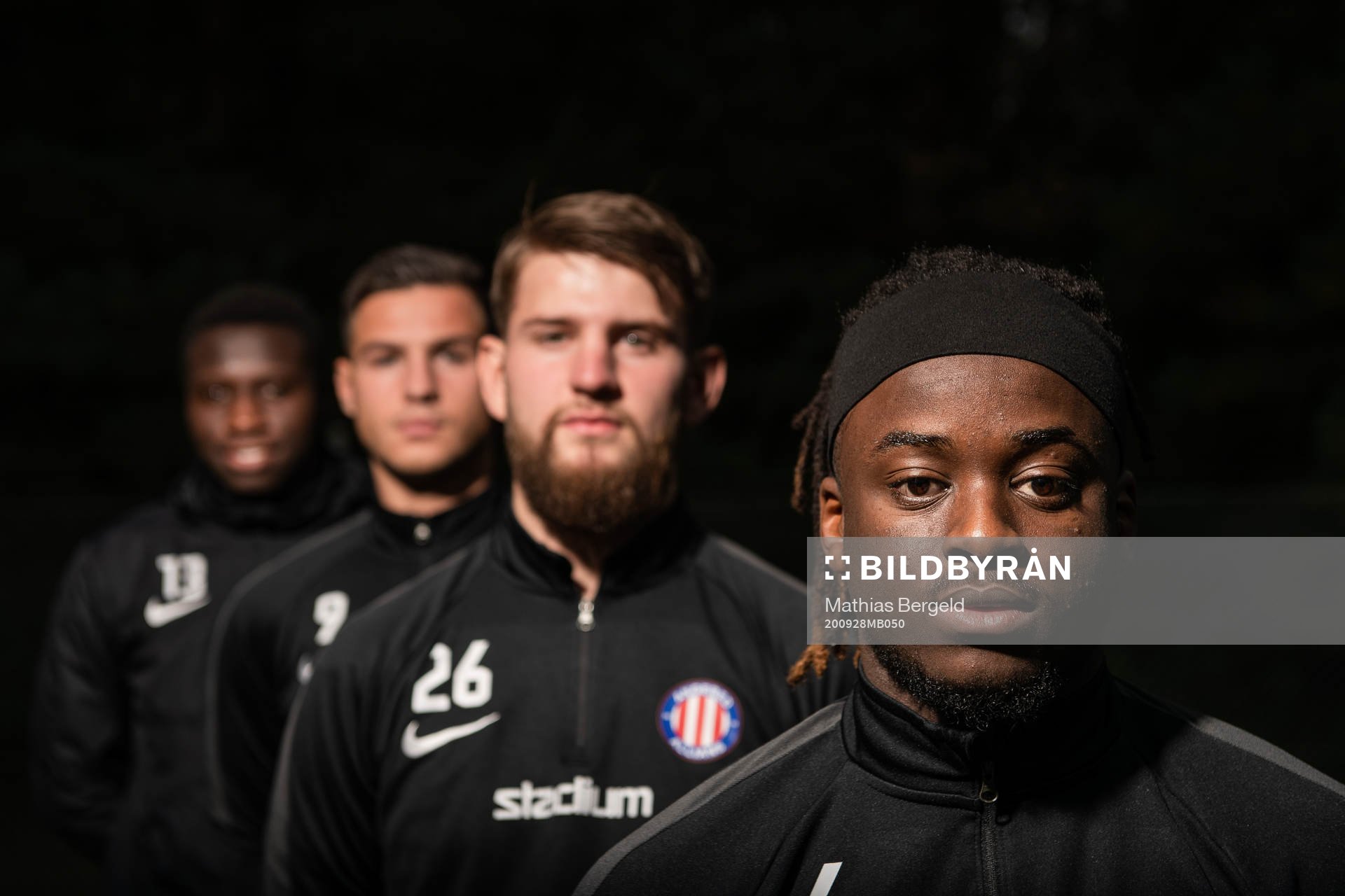 Sabarr Janneh, Haris Avdiu, målvakt Anton Capaldi och