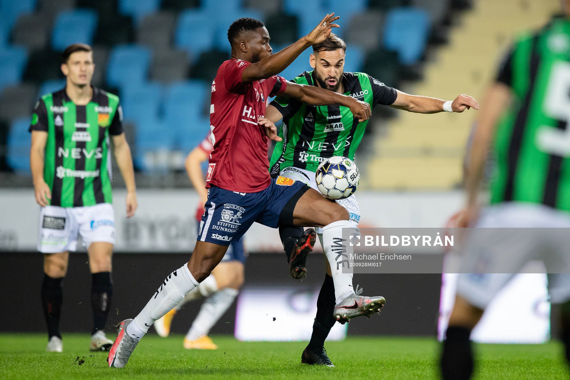 Örgrytes Abdoul Razak och GAIS Mervan Celik