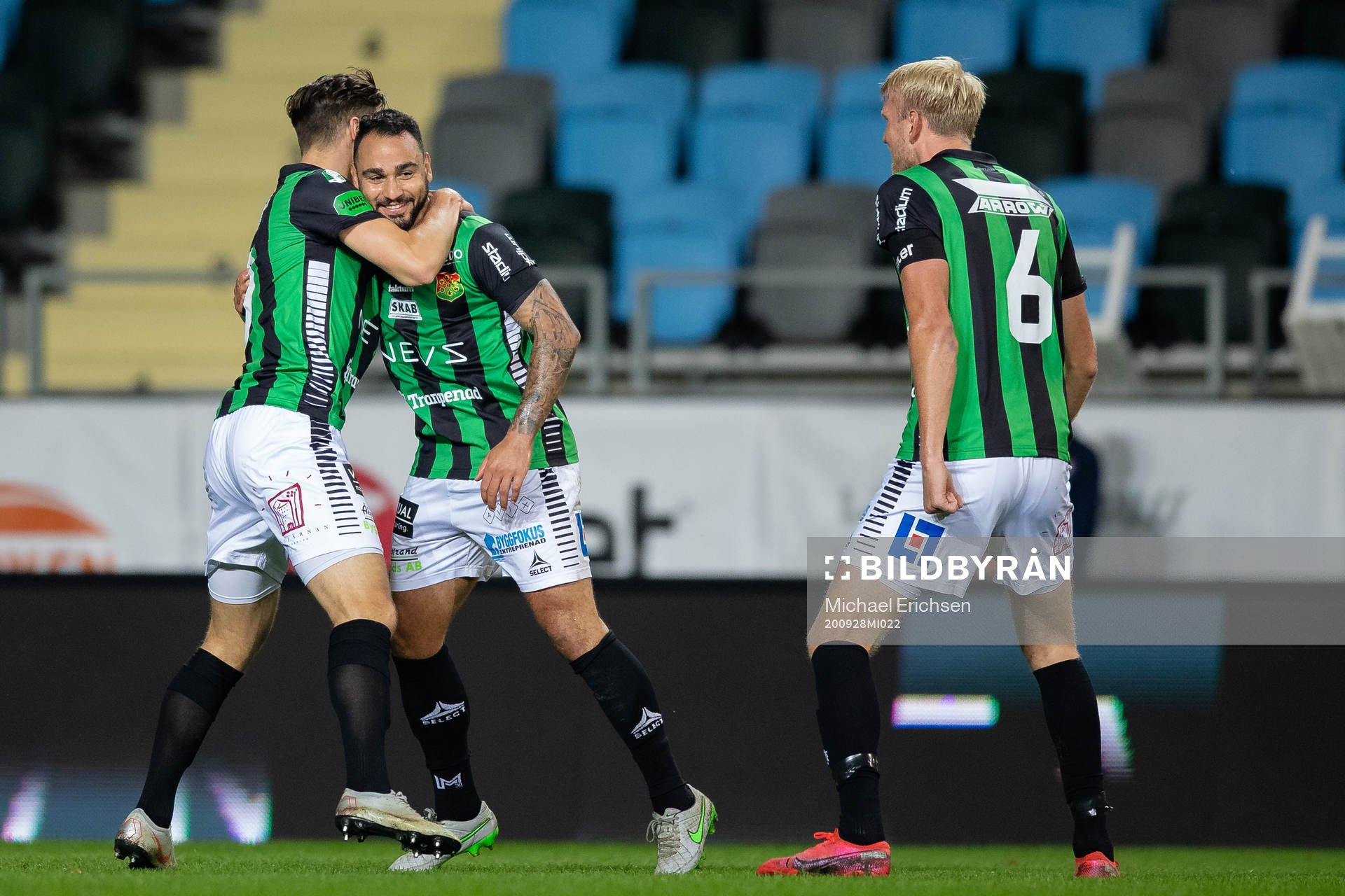 GAIS Richard Yarsuvat jublar med Adnan Maric