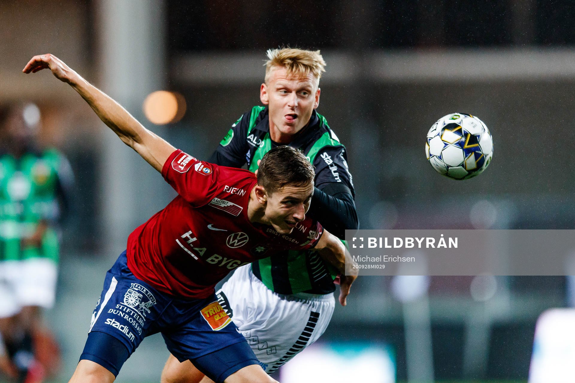 Örgrytes Lukas Browning Lagerfeldt och GAIS Joackim Åberg