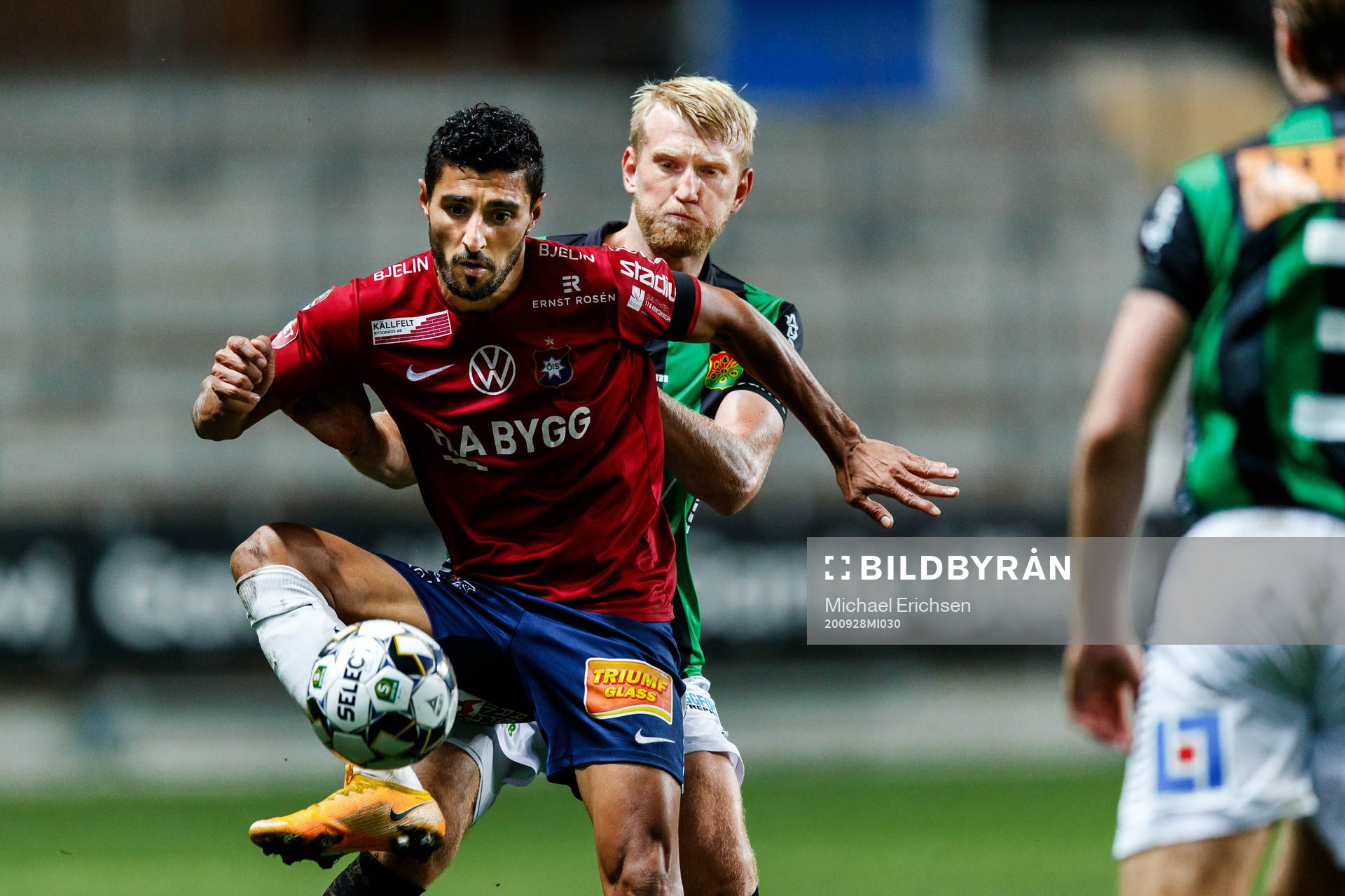 Örgrytes Ailton Jose Almeida och GAIS Carl Elfgren Nyström