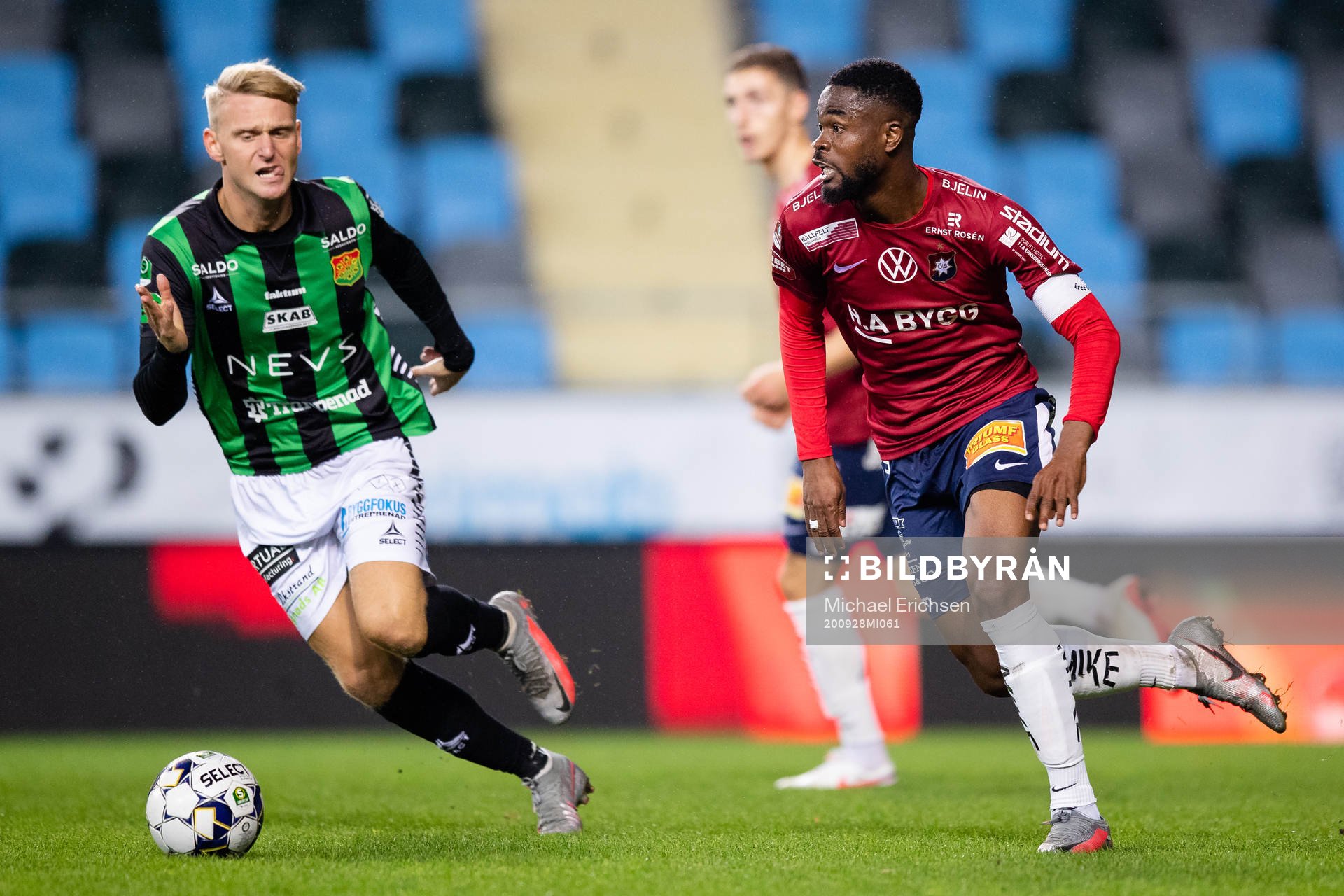 GAIS Joackim Åberg och Örgrytes Abdoul Razak