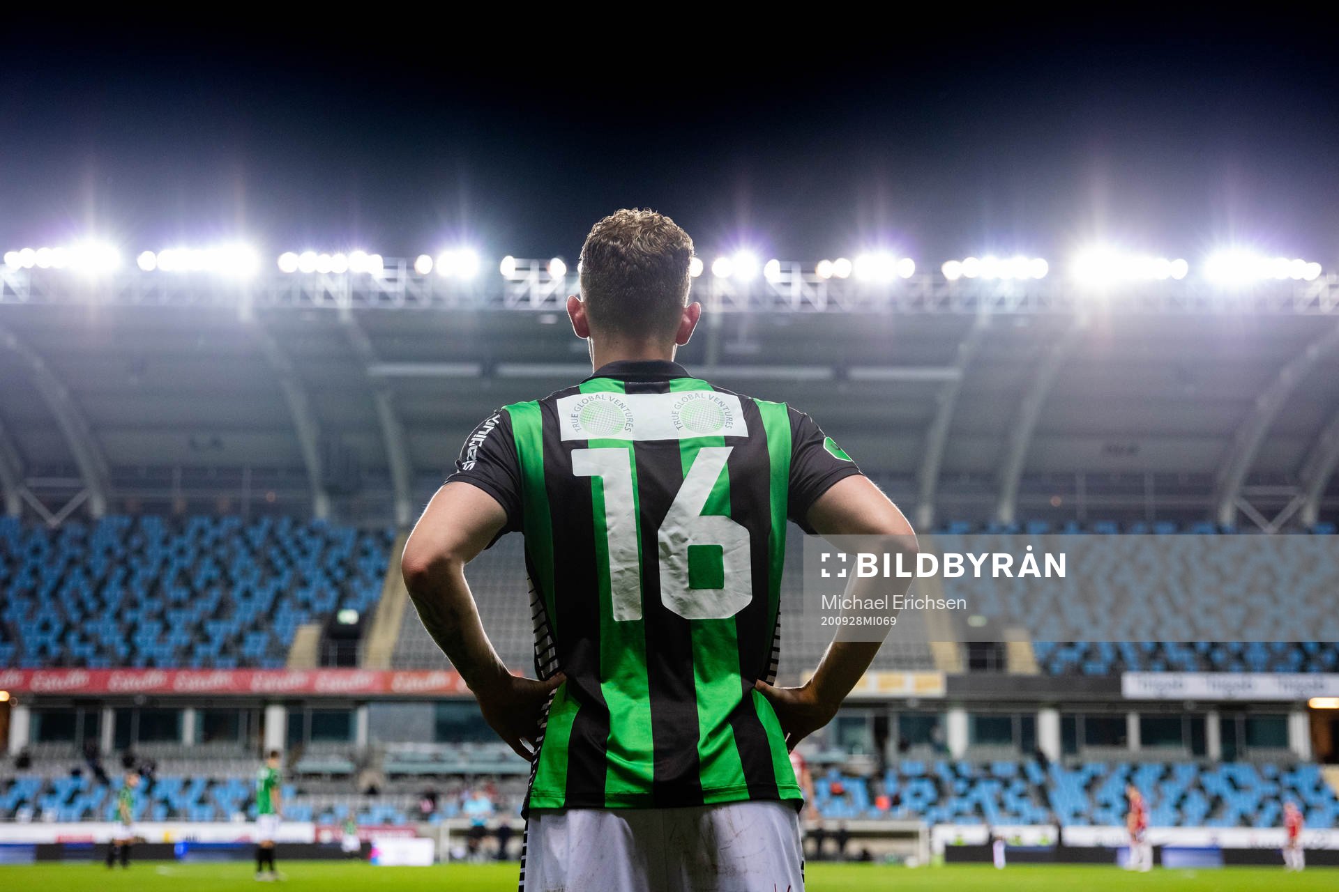 GAIS Meinhard Egilsson Olsen innan avspark för andra