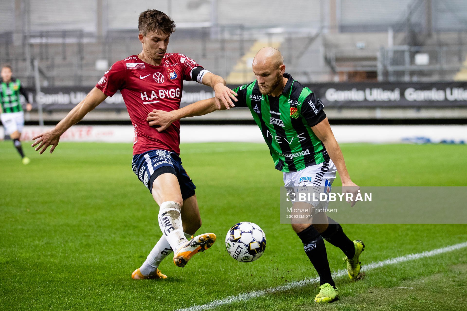 Örgrytes Daniel Paulsson och GAIS Niclas Andersén