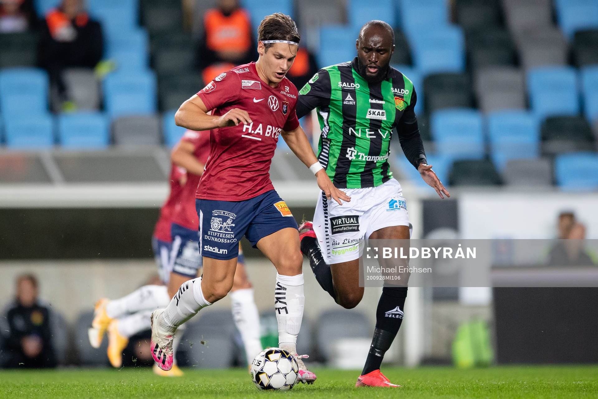 Örgrytes Kevin Ackermann och GAIS Boris Lumbana