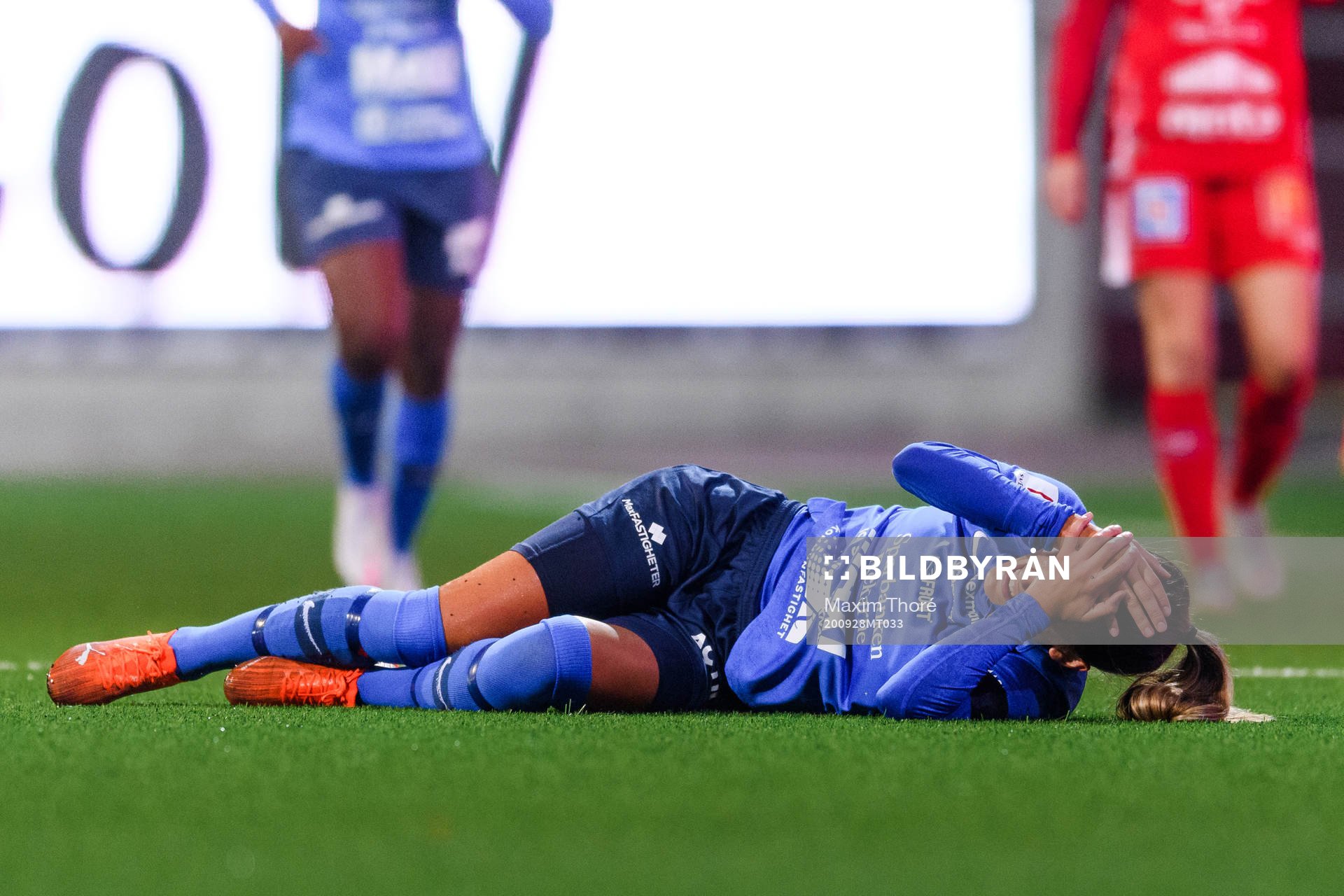 Eskilstunas Anna Oscarsson har ont