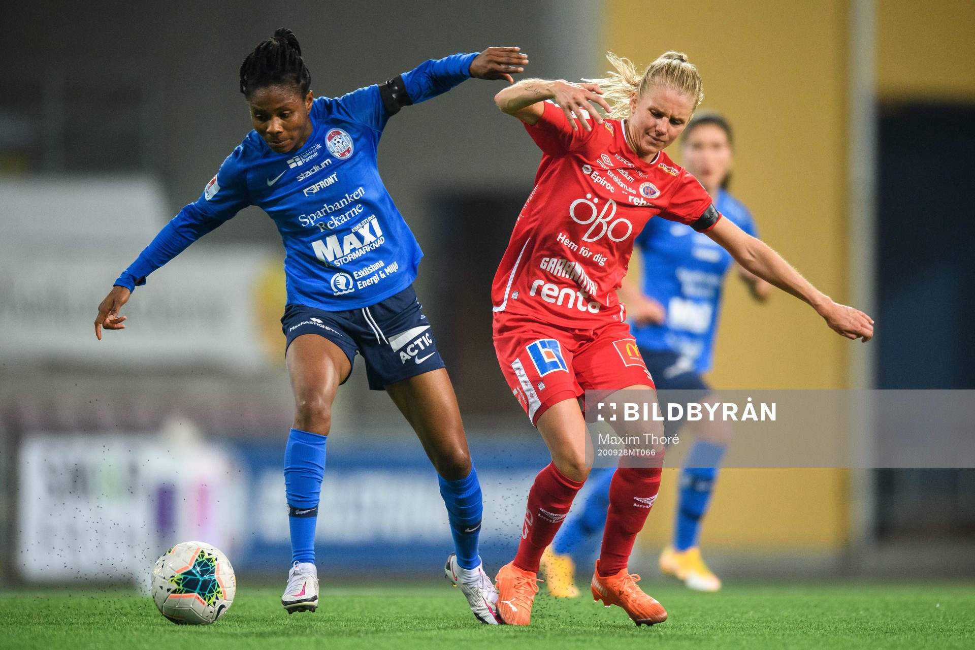Eskilstunas Halimatu Ayinde och Örebros Sara Lilja Vidlund